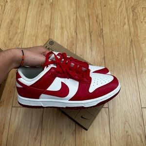 Nike Dunk Low Red Next Nature. Size 6 women’s/4.5 men’s